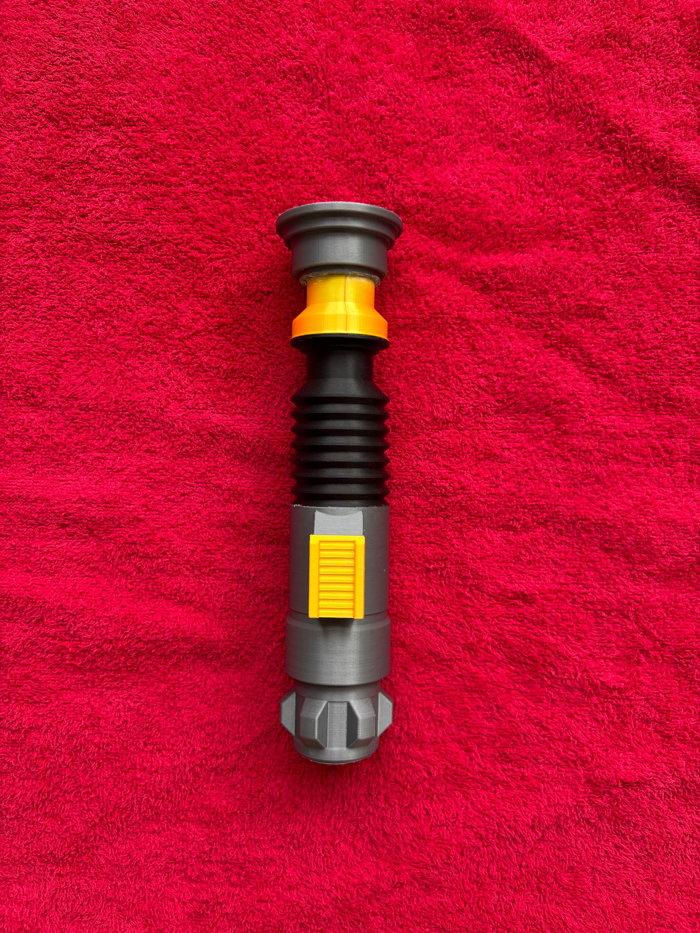 3D Printed Luke Skywalker Lightsaber Prop With Collapsible Blade