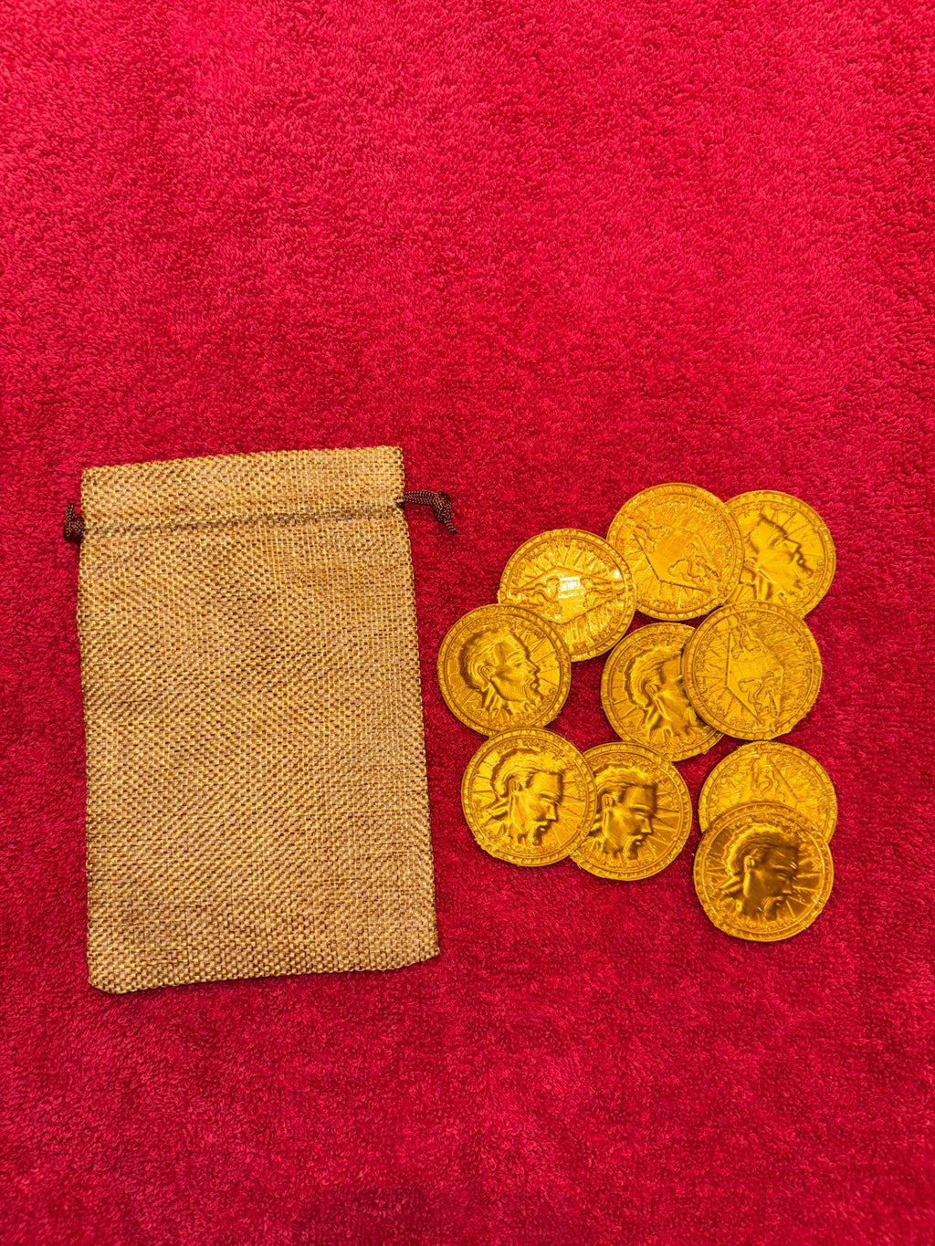 3D Printed Skyrim Gold Coins and Pouch