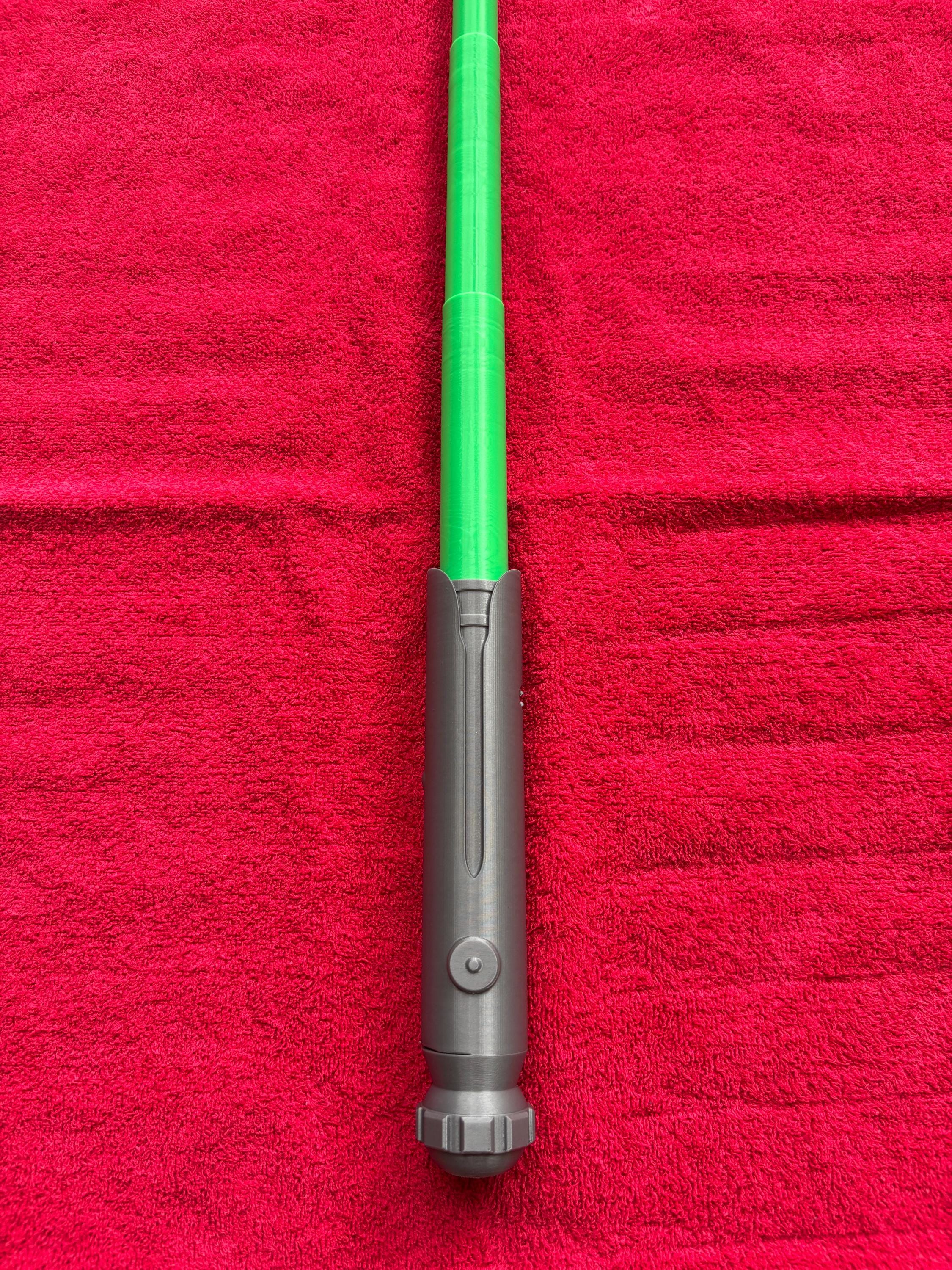 3D Printed Ahsoka Offhand Lightsaber Prop With Collapsible Blade
