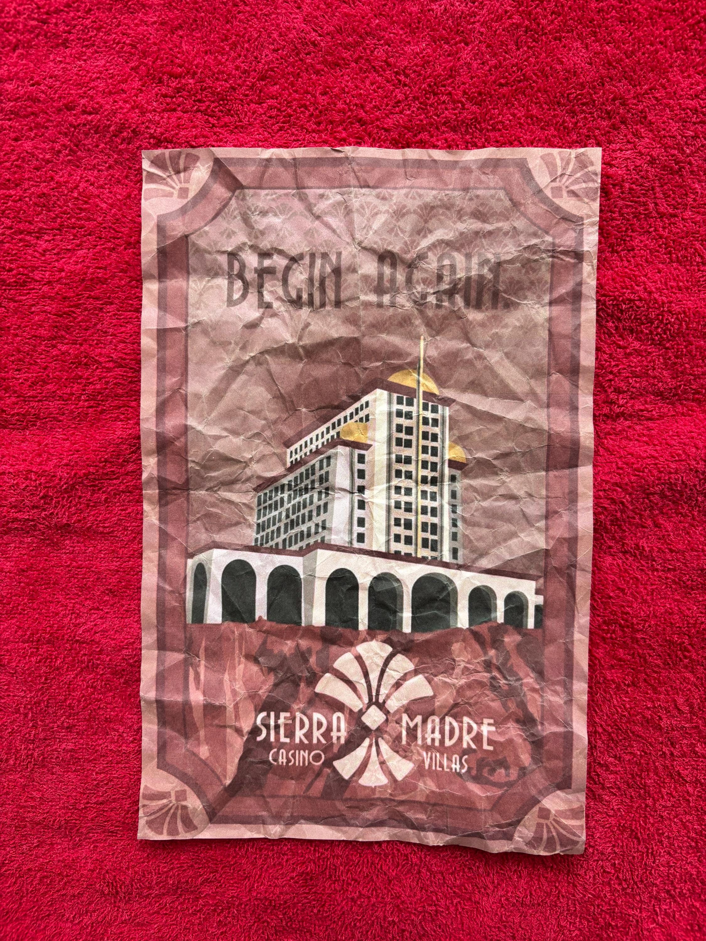 Fallout New Vegas Sierra Madre Casino Poster