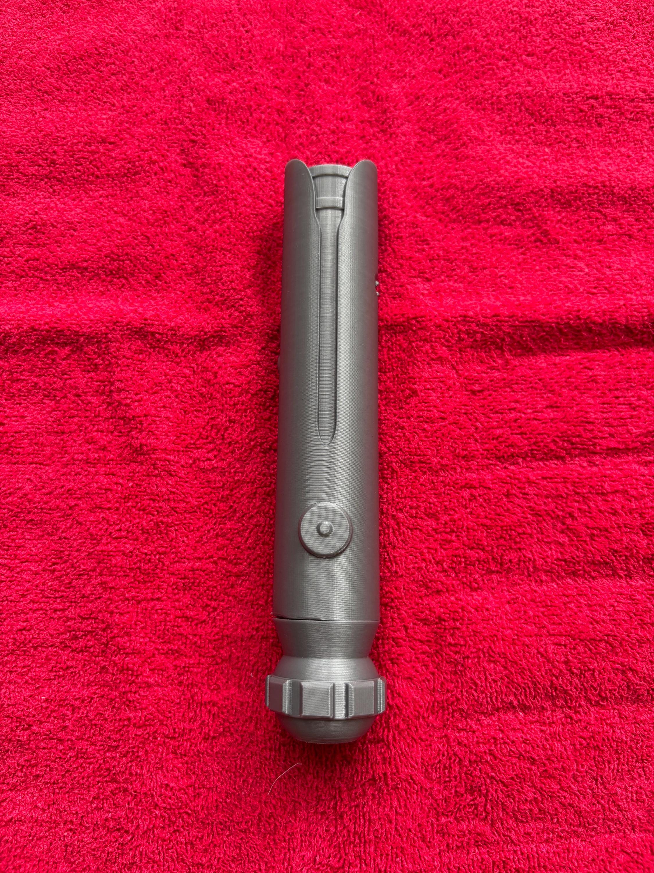 3D Printed Ahsoka Offhand Lightsaber Prop With Collapsible Blade