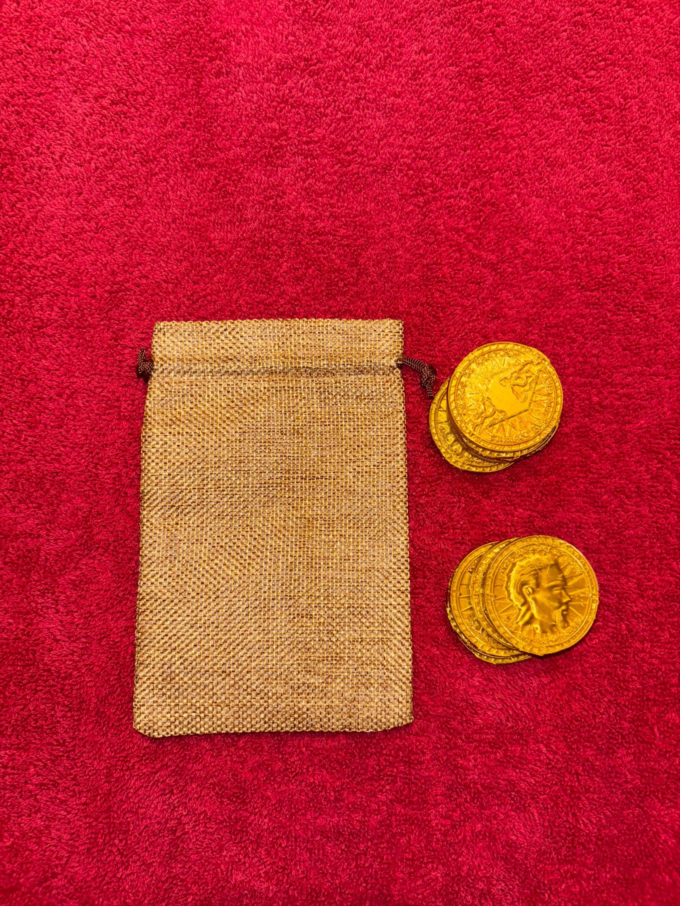 3D Printed Skyrim Gold Coins and Pouch