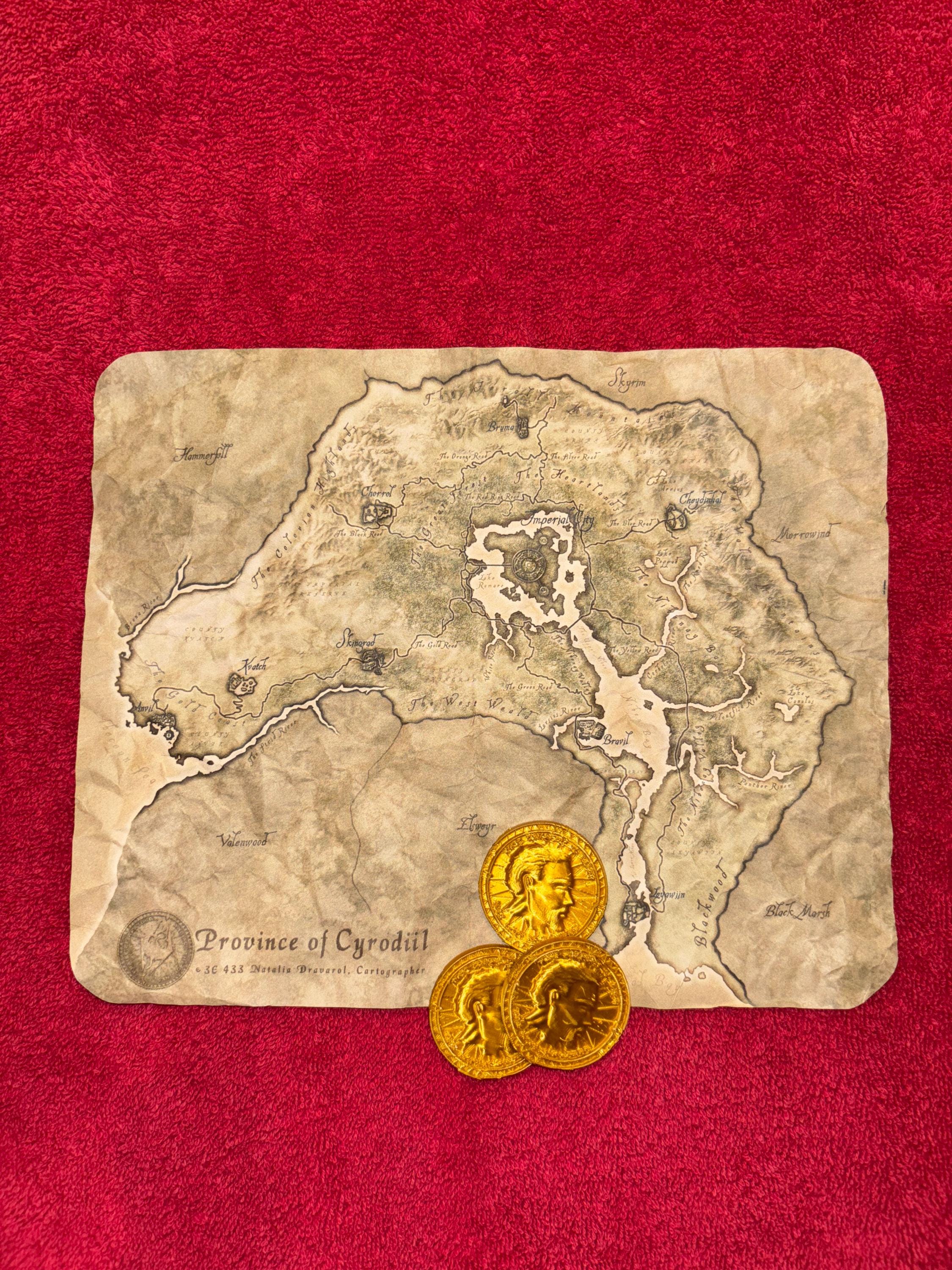 Map of Cyrodiil Poster