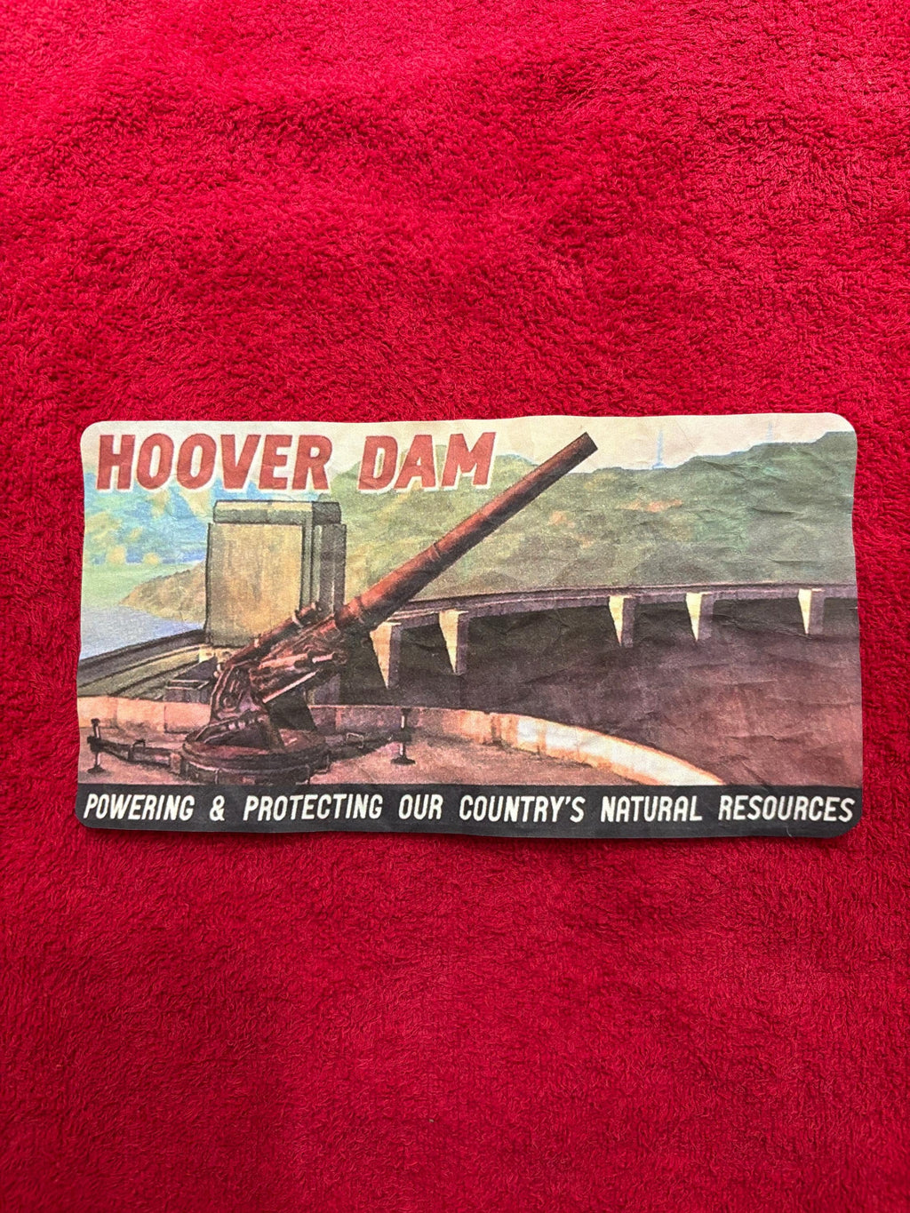 Fallout Hoover Dam Retro Poster