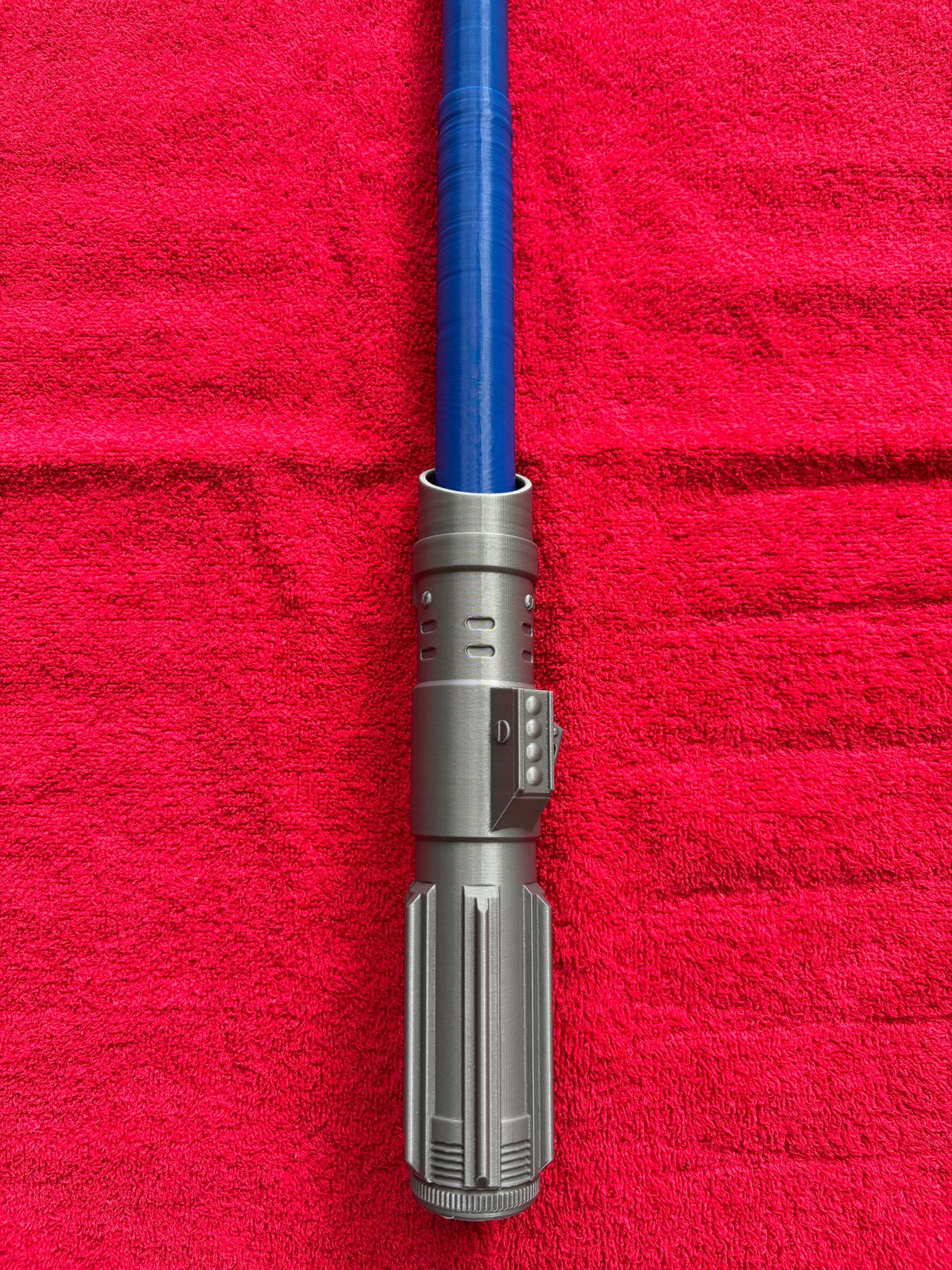 3D Printed Anakin Skywalker Lightsaber Prop With Extendable Blade