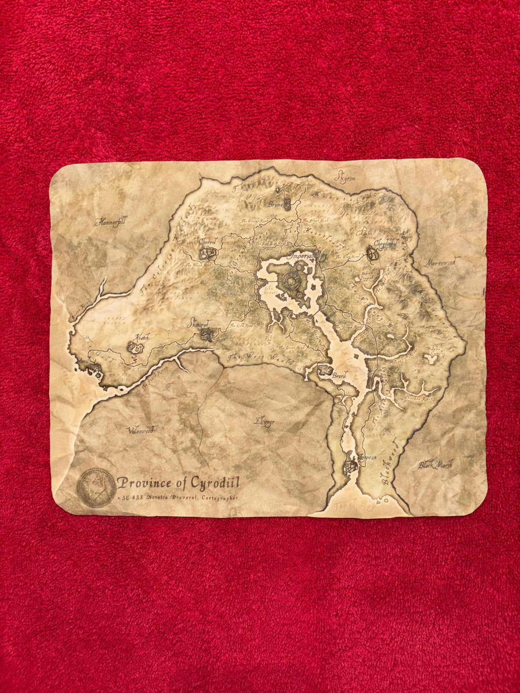 Map of Cyrodiil Poster